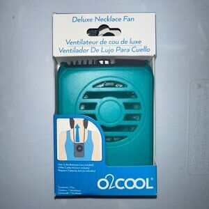 O2COOL Deluxe Personal Necklace Fan - Green